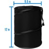 Automotive Waterproof Portable Collapsible Large Trash Can Garbage Container fits Most Cars