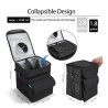 Car Trash Can with Lid and Storage Pockets - 100% Leak-Proof Organizer