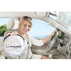 Car Windshield Sunshade with Bonus Steering Wheel Sun Shade (Medium 59 x 31 in)