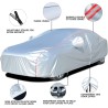 Car Cover Waterproof All Weather Fit For Toyota Corolla 2000-2023 Honda Civic 1991-2023, Kia Stinger/Forte