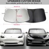 Autatesea Sunshade for Car Windshield for Tesla Model 3/Y Custom Made