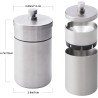 Stainless Steel Auto Ashtrays with Lid Car Ashtray for Car Cup Holder (Silver)