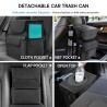 Car Trash Can with Lid and Storage Pockets - 100% Leak-Proof